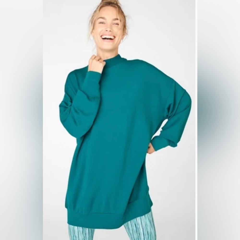Jolly Mock Neck Pullover by Fabletics